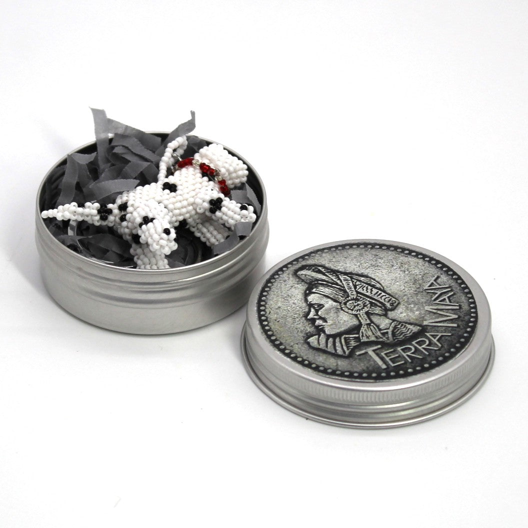 Bag charm - Beaded DALMATIAN