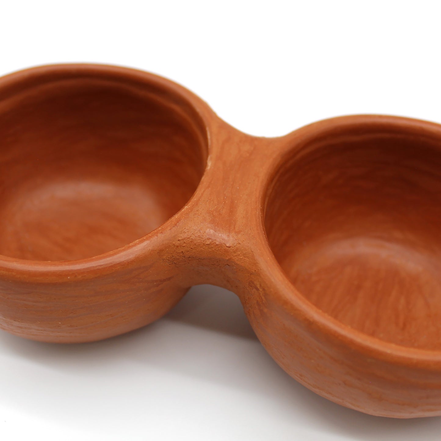 Terracotta Salsa Bowl 3 in one - set of 2
