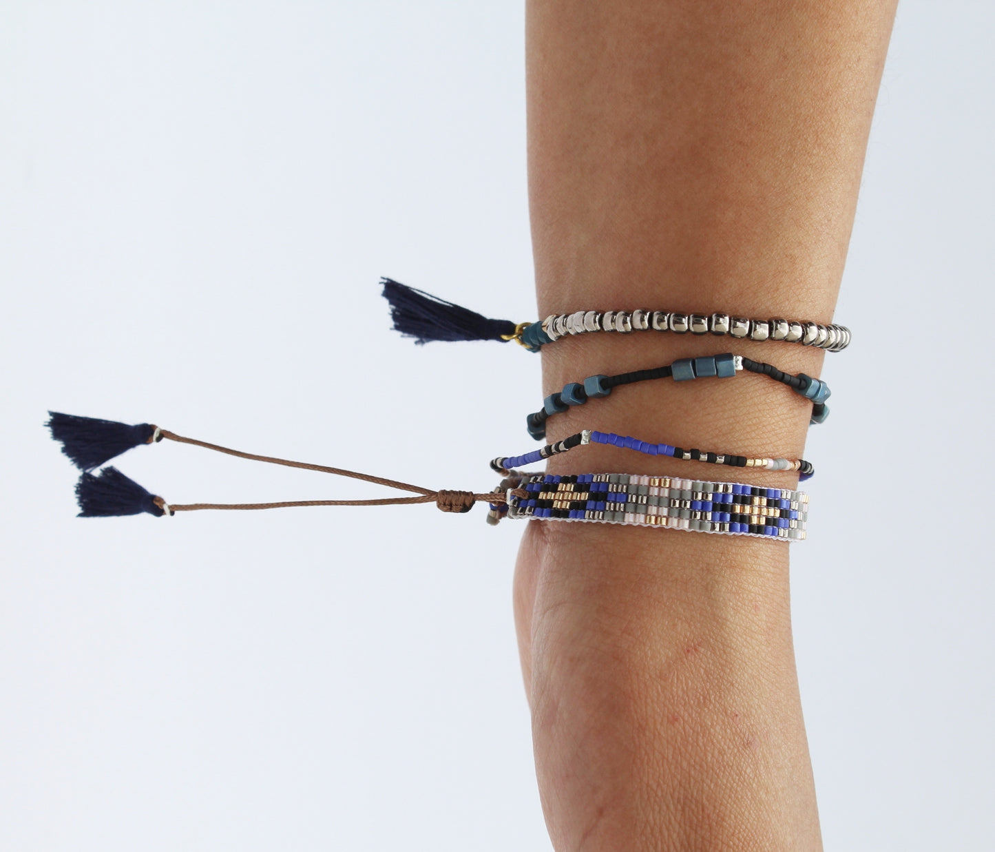 Boho Bracelet – Set of 4 BLUE