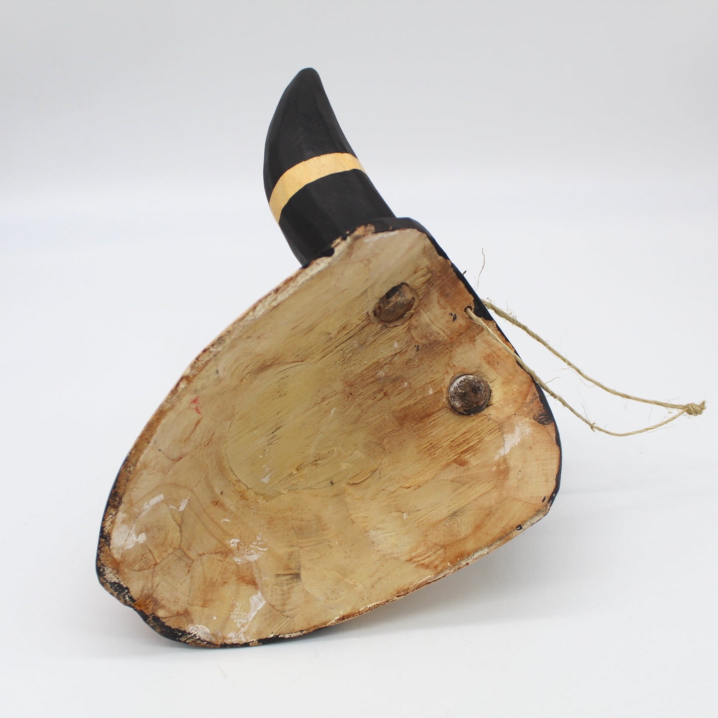 Handcarved Wooden Bull Mask