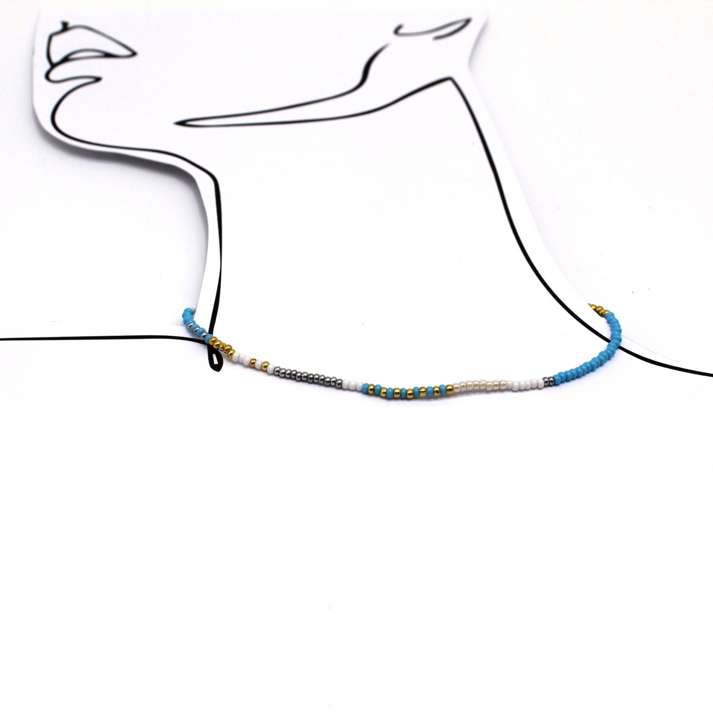 1 Strand Necklace / Wrap Bracelet - Tanager