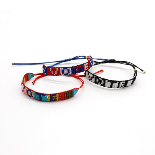 VOTE Bead Bracelet Pack of 12 units