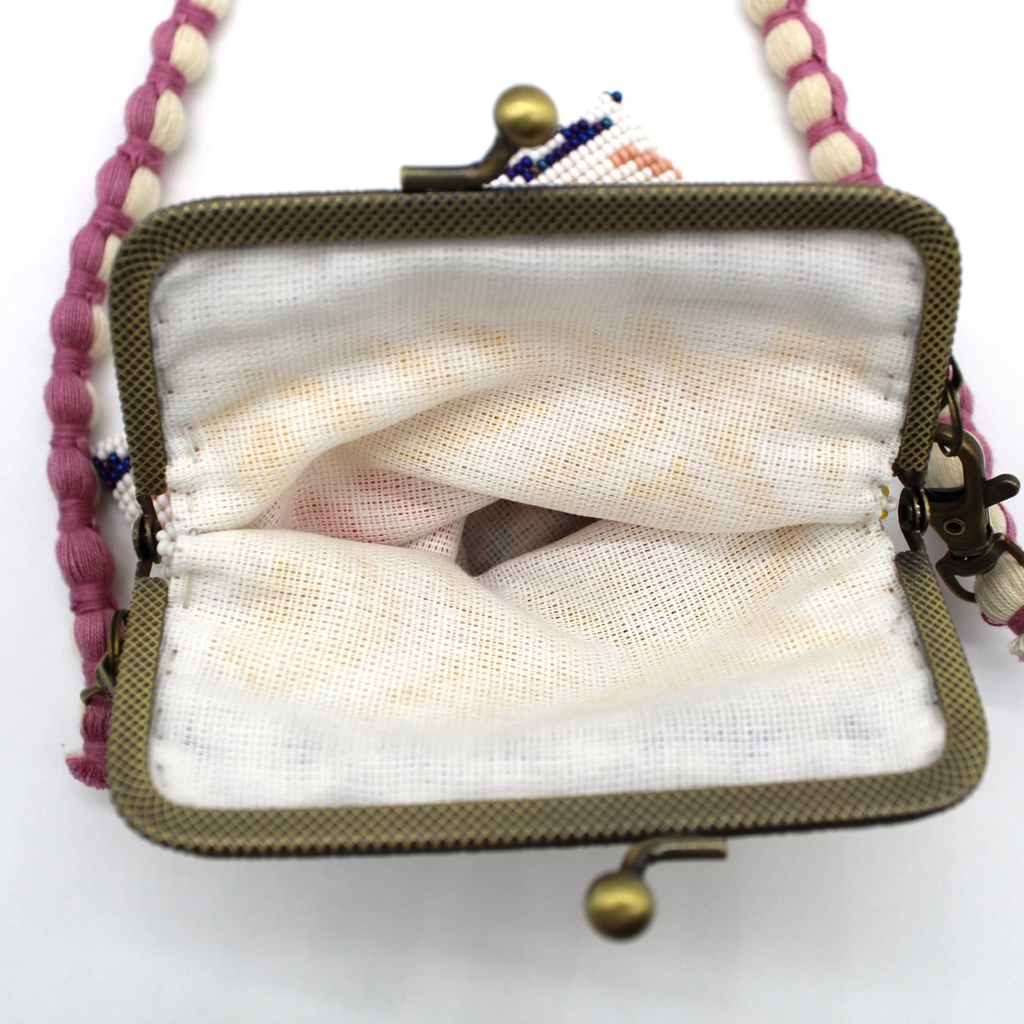 Glass Bead Cell Phone Crossbody Bag - X MULTI