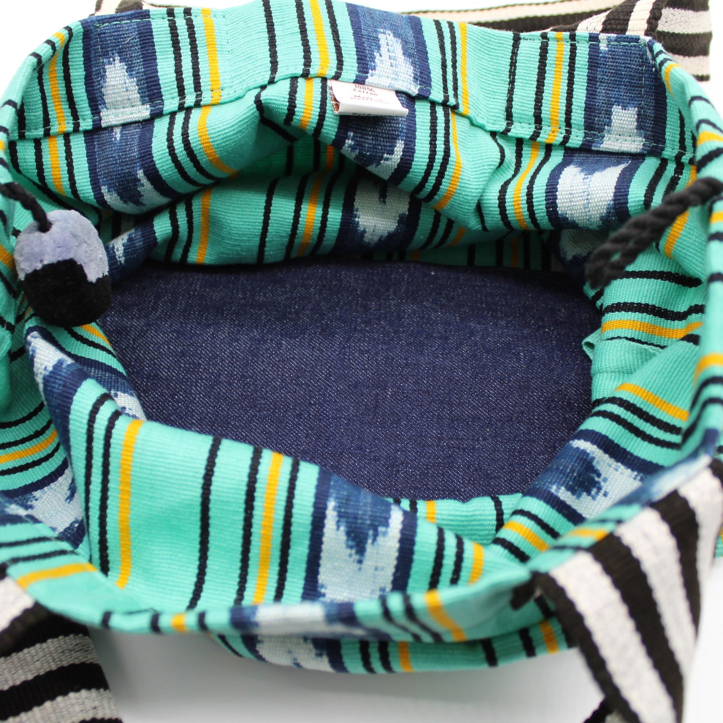 Tote TURQUOISE IKAT