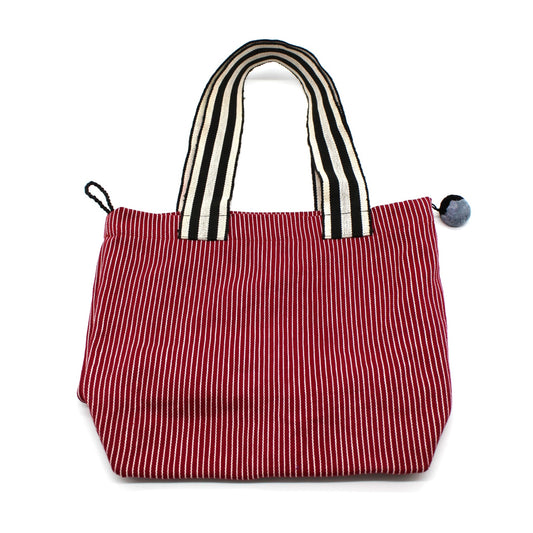 Tote BURGUNDY STRIPE