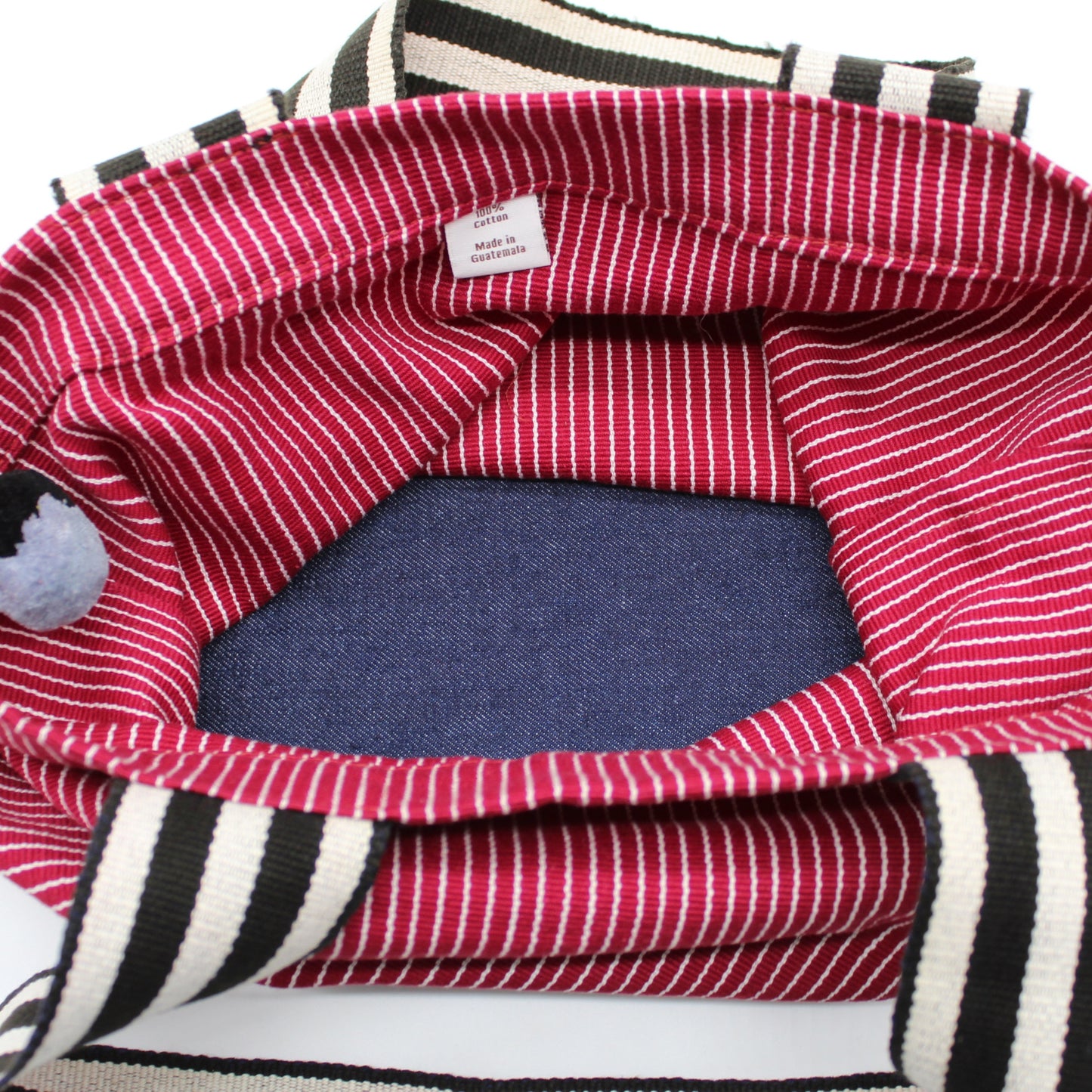 Tote BURGUNDY STRIPE