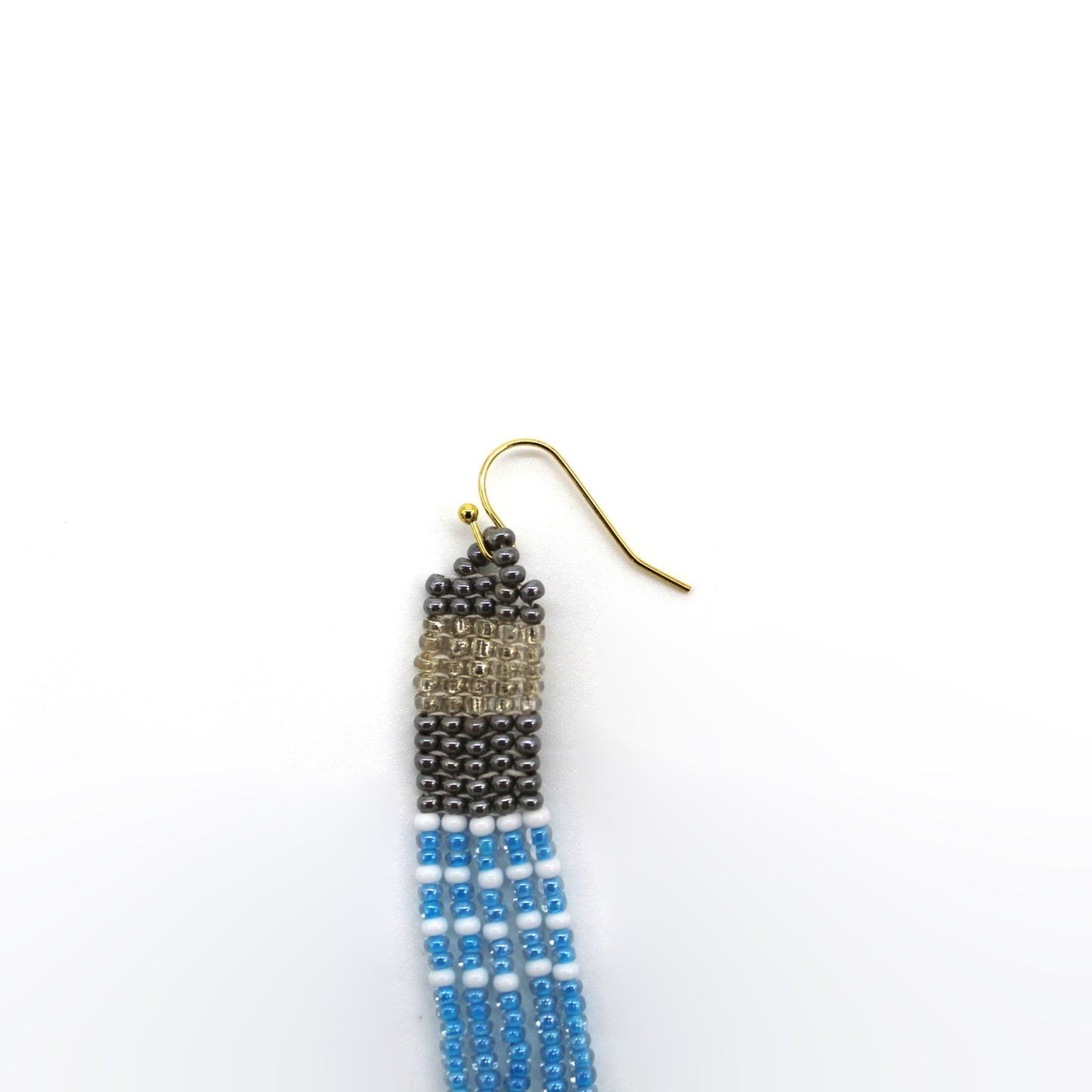 Color Block Earrings -  BLUE JAY