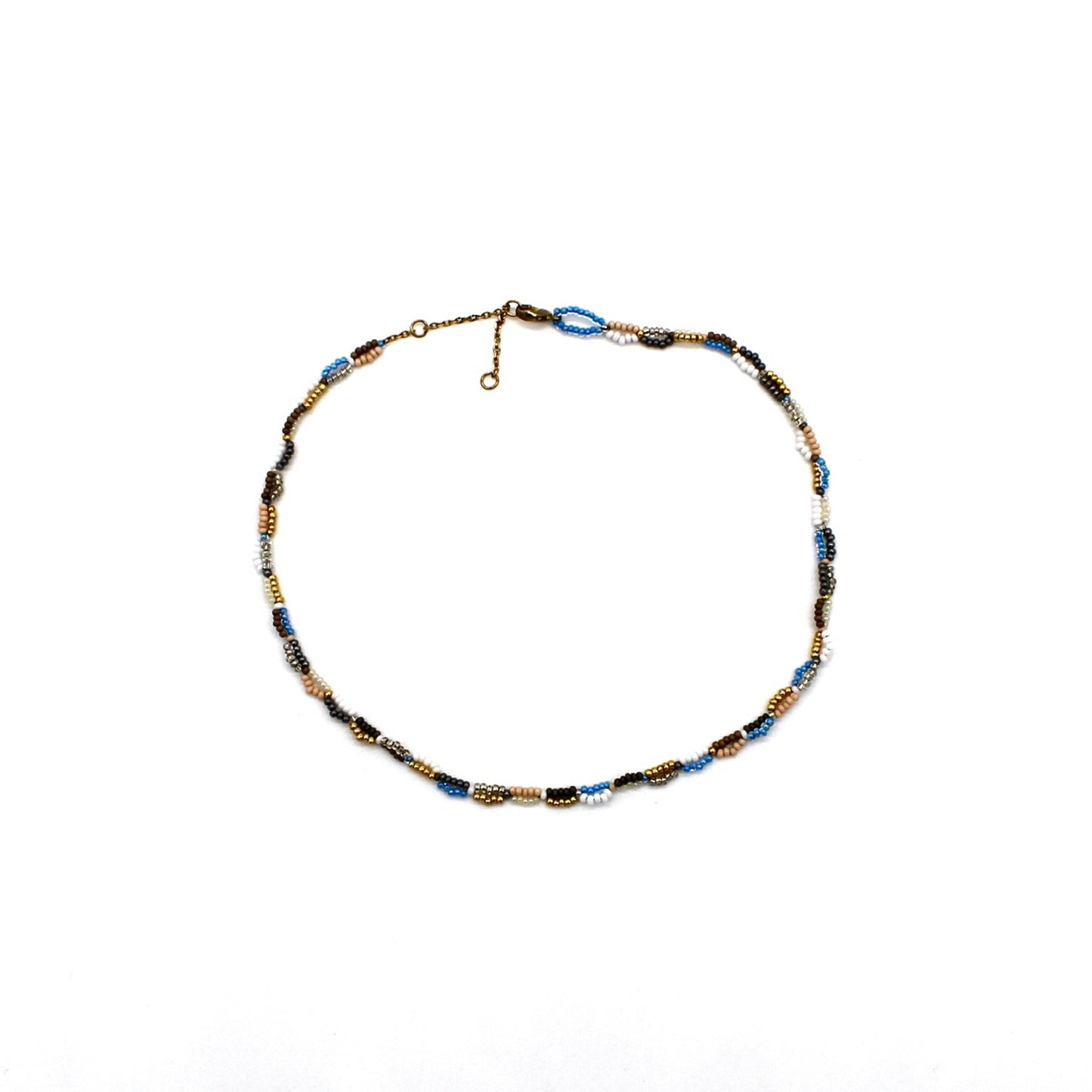 Twist  Necklace - BLUE JAY