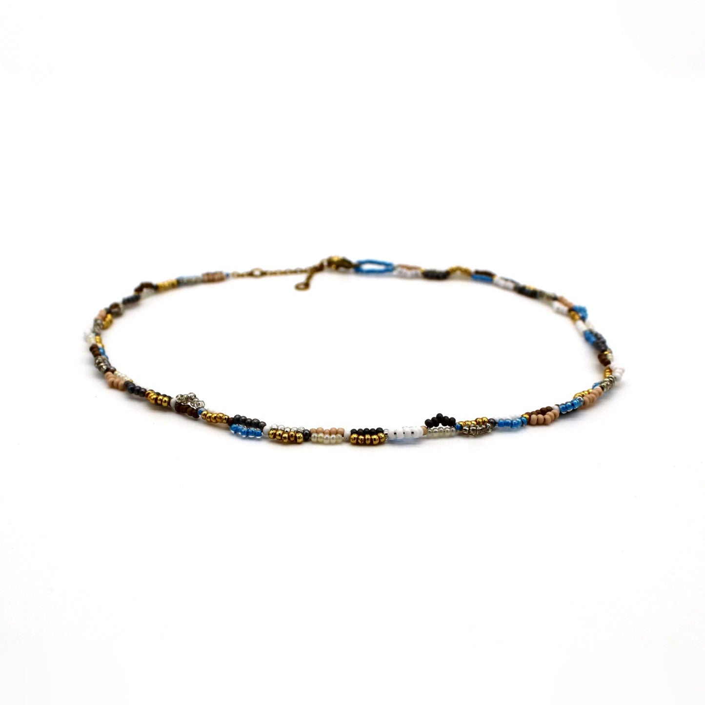 Twist  Necklace - BLUE JAY