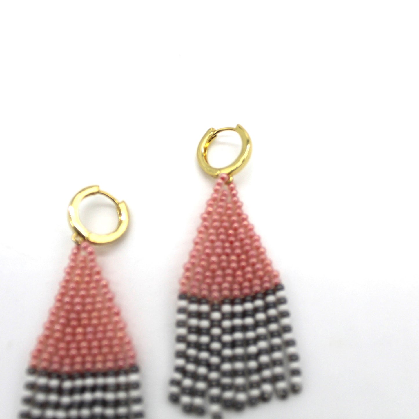 Triangle Earrings - FLAMINGO