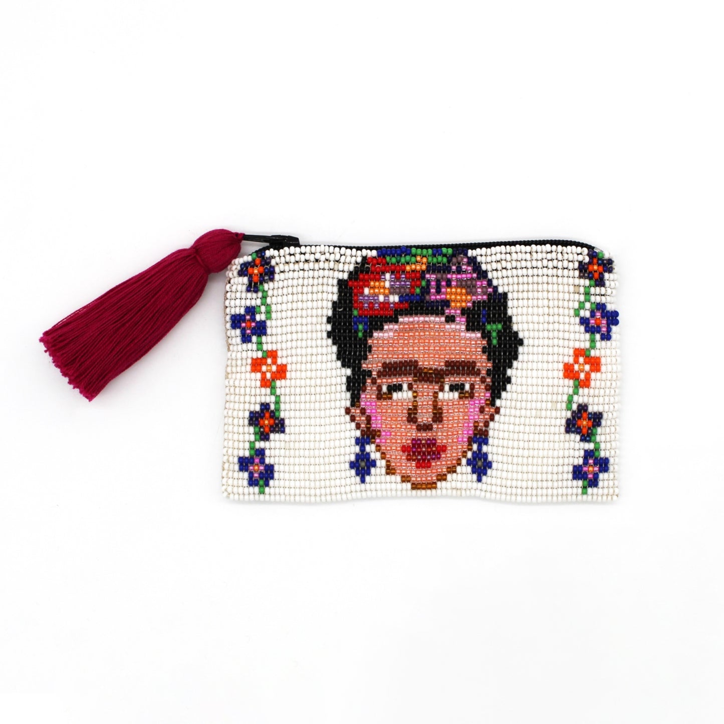 Frida Glass Bead Coin Purse