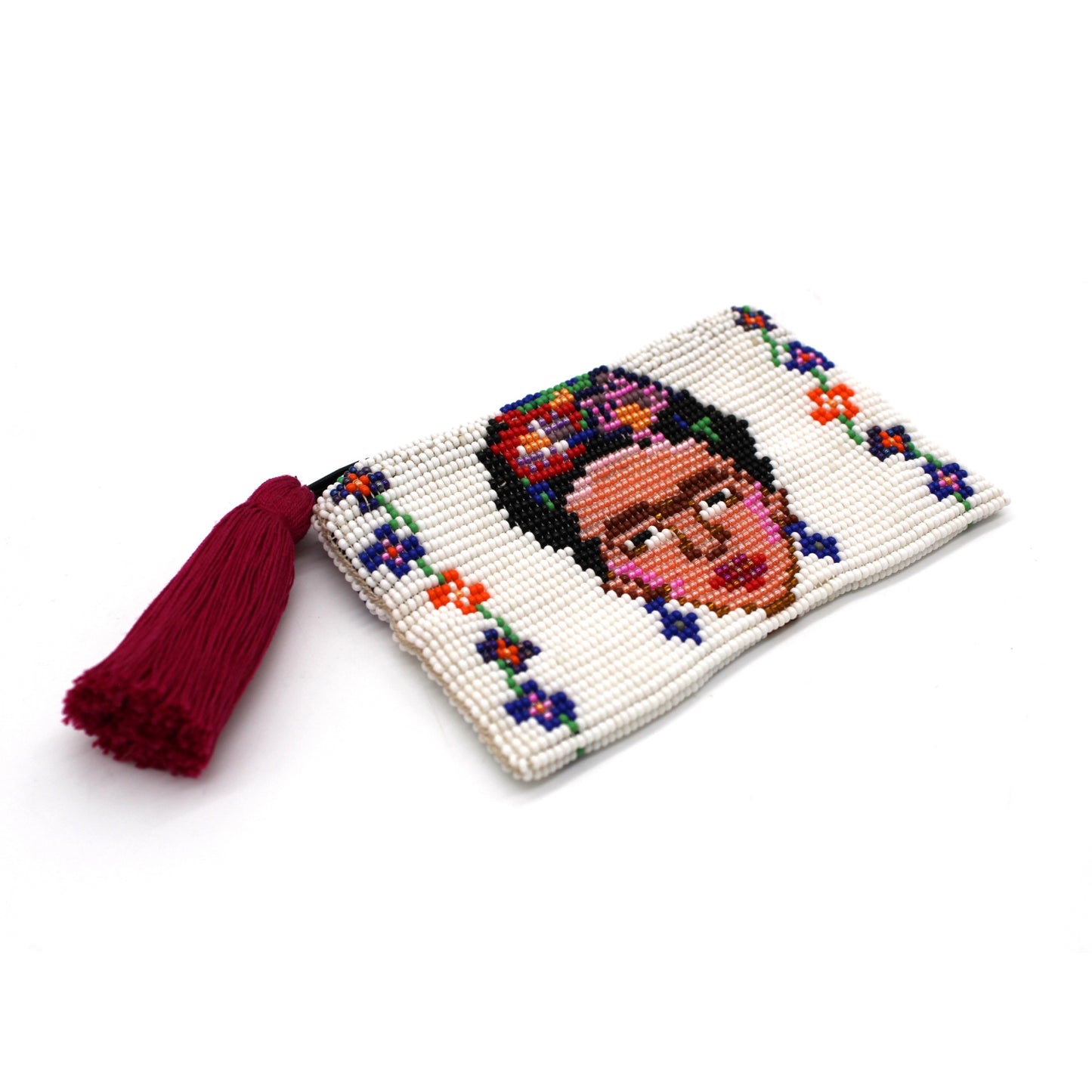 Frida Glass Bead Coin Purse