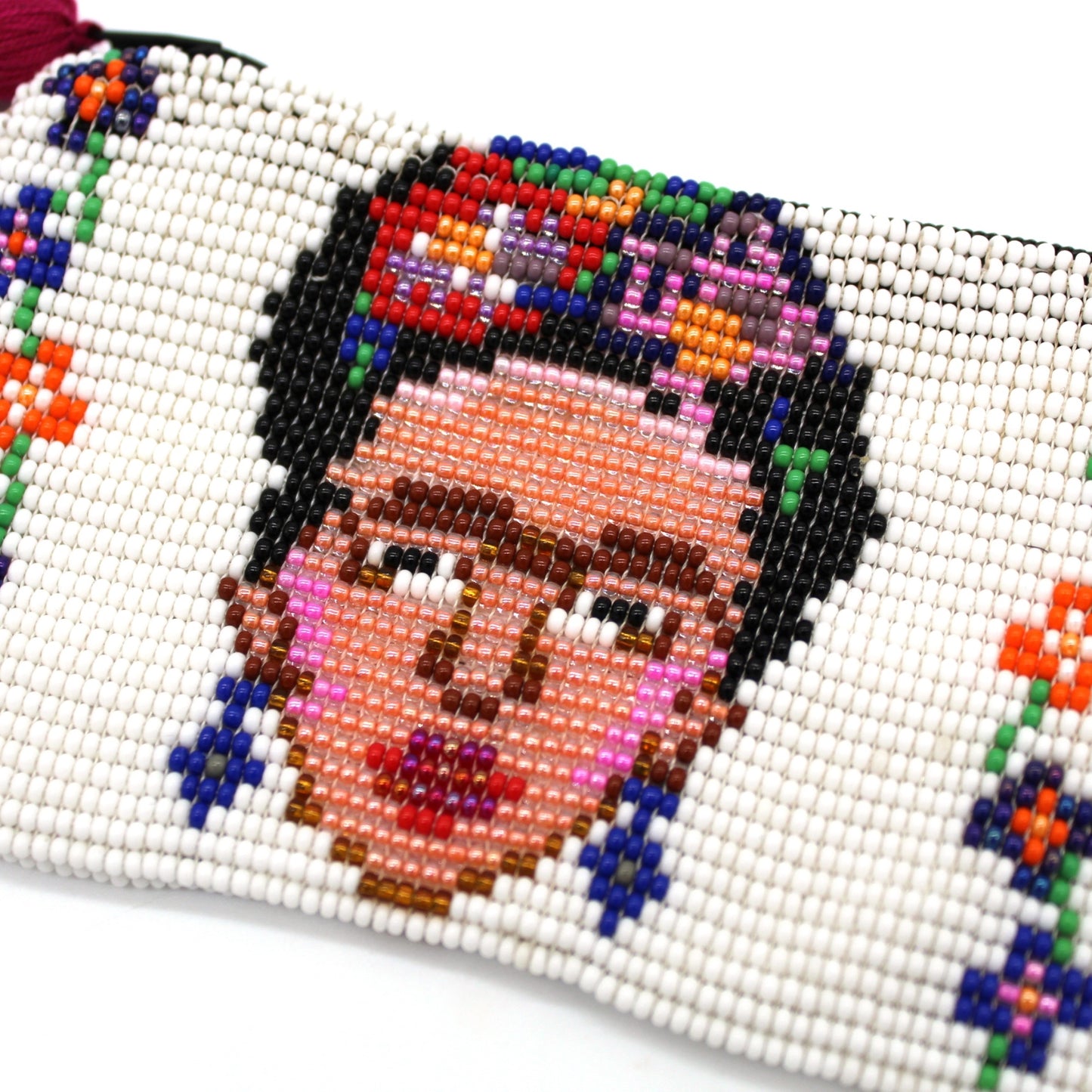 Frida Glass Bead Coin Purse