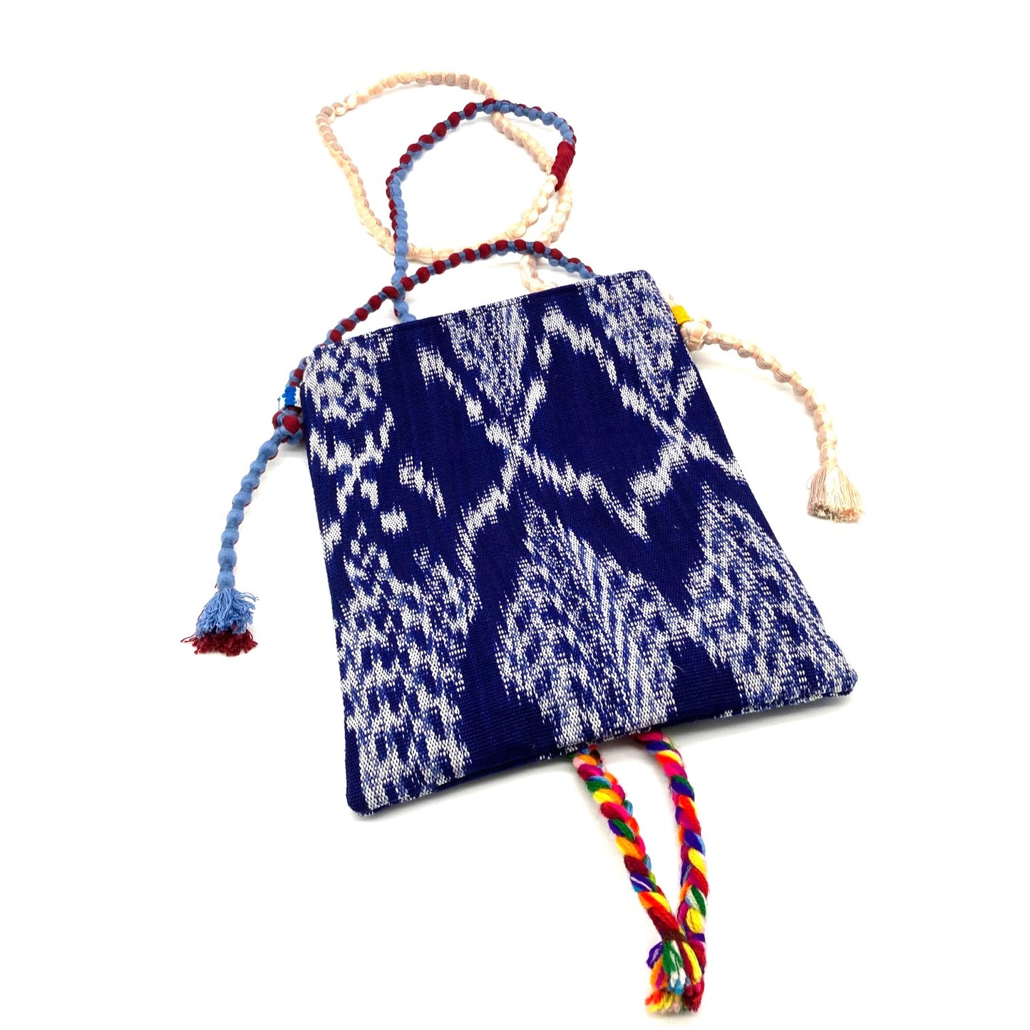 Shoulder Bag Blue Ikat