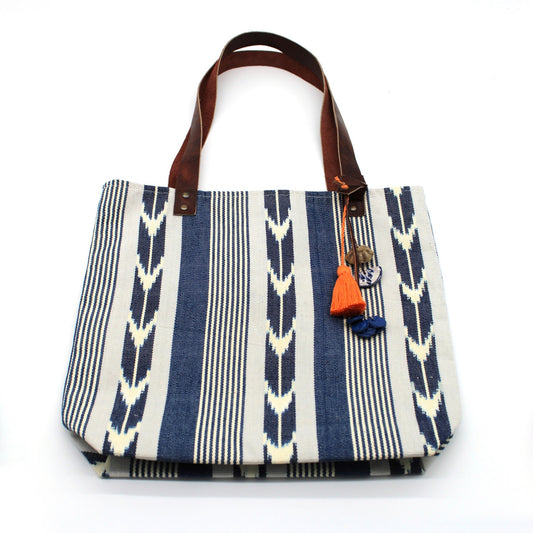 Tote BLUE IKAT