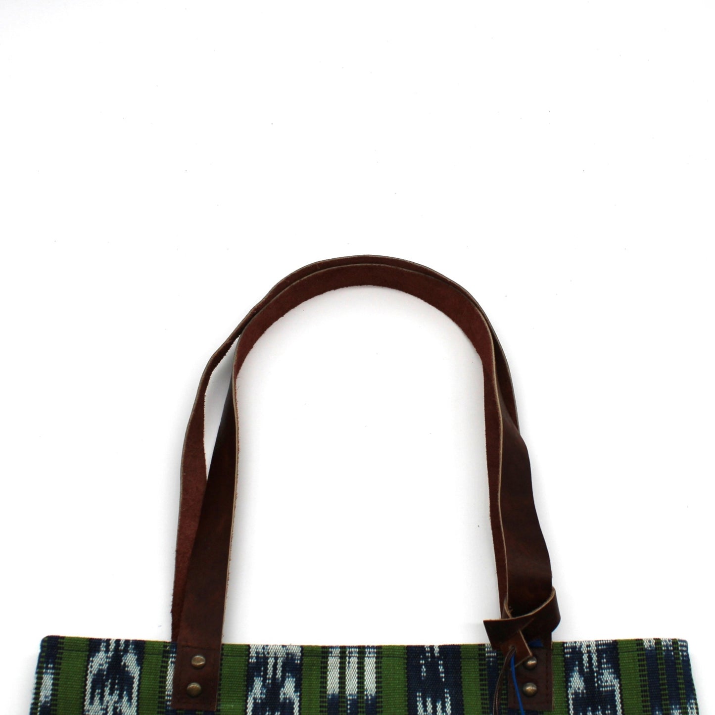 Tote GREEN & BLUE IKAT