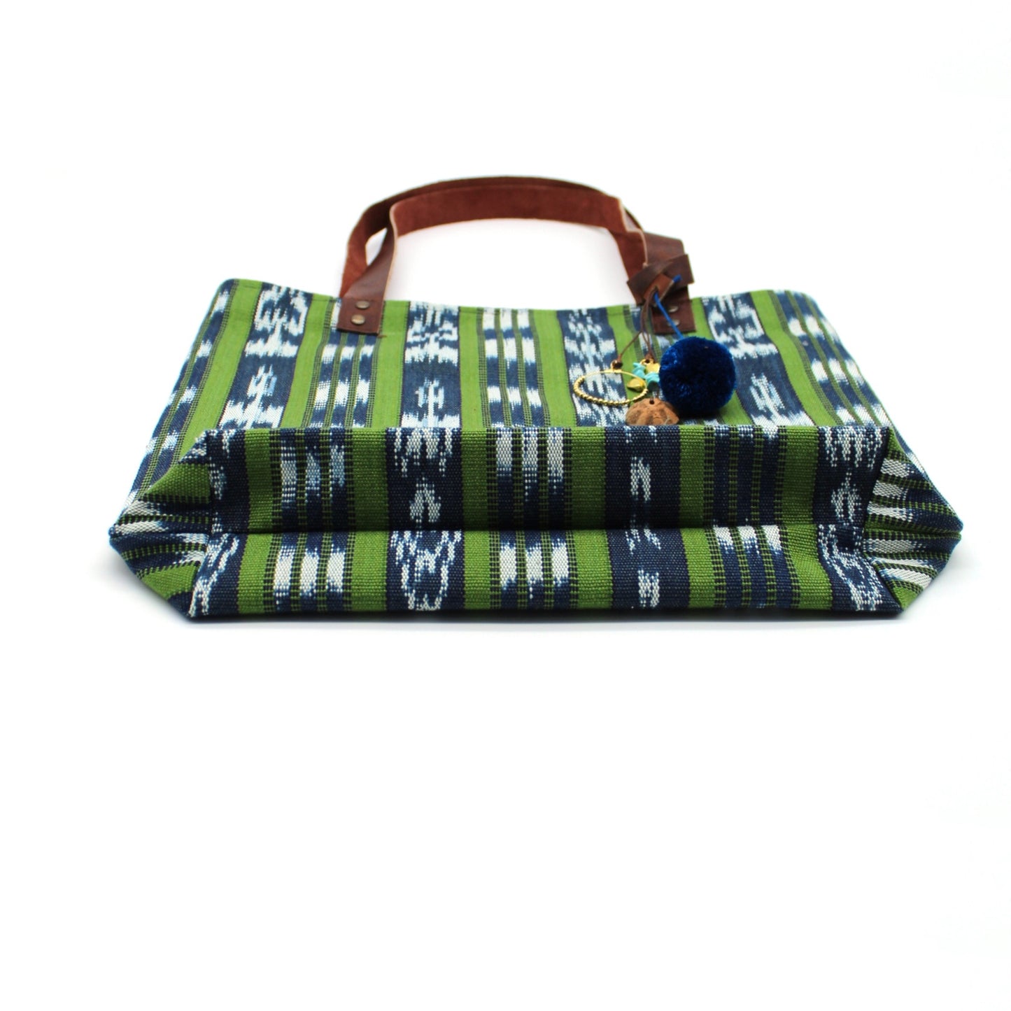 Tote GREEN & BLUE IKAT