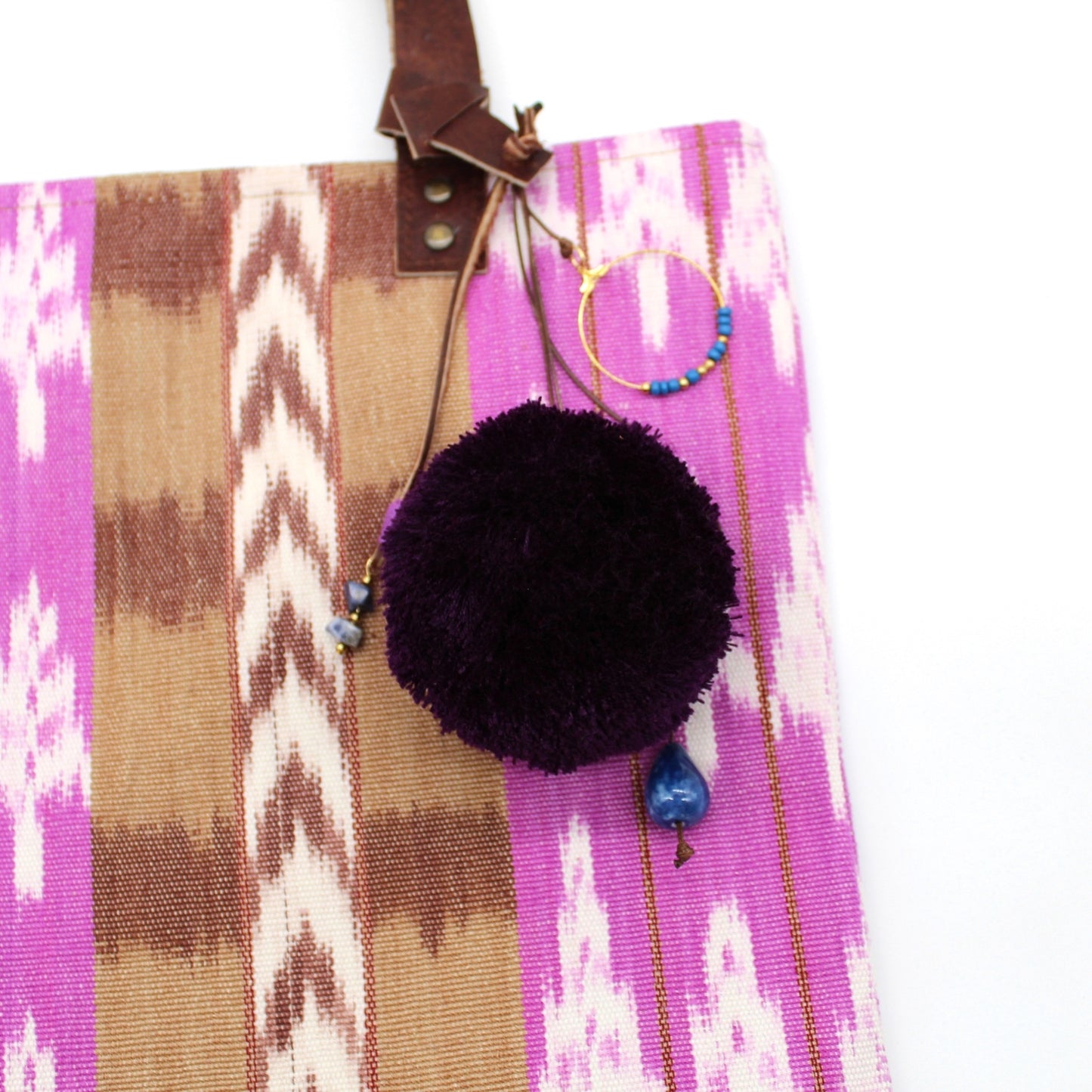 Tote VIOLET & BROWN IKAT