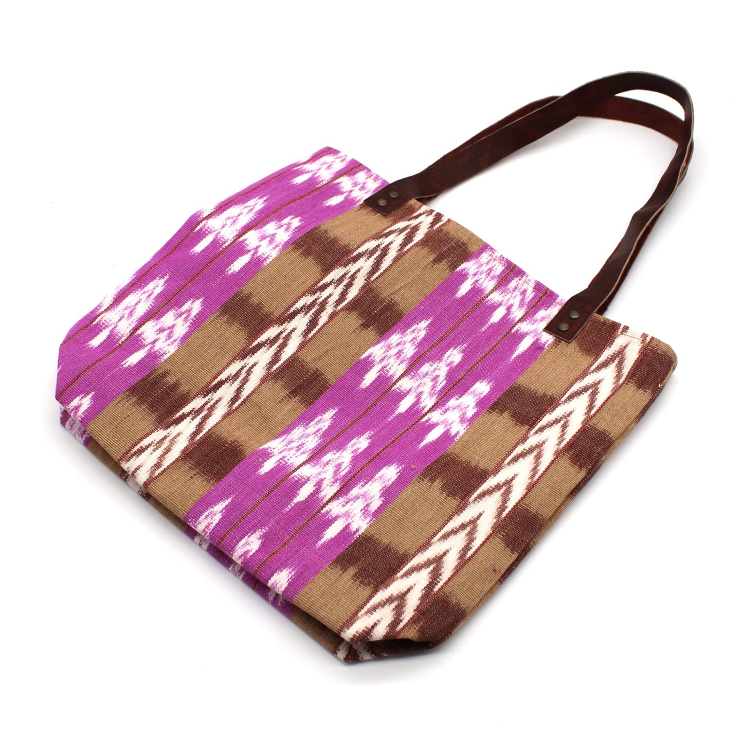 Tote VIOLET & BROWN IKAT