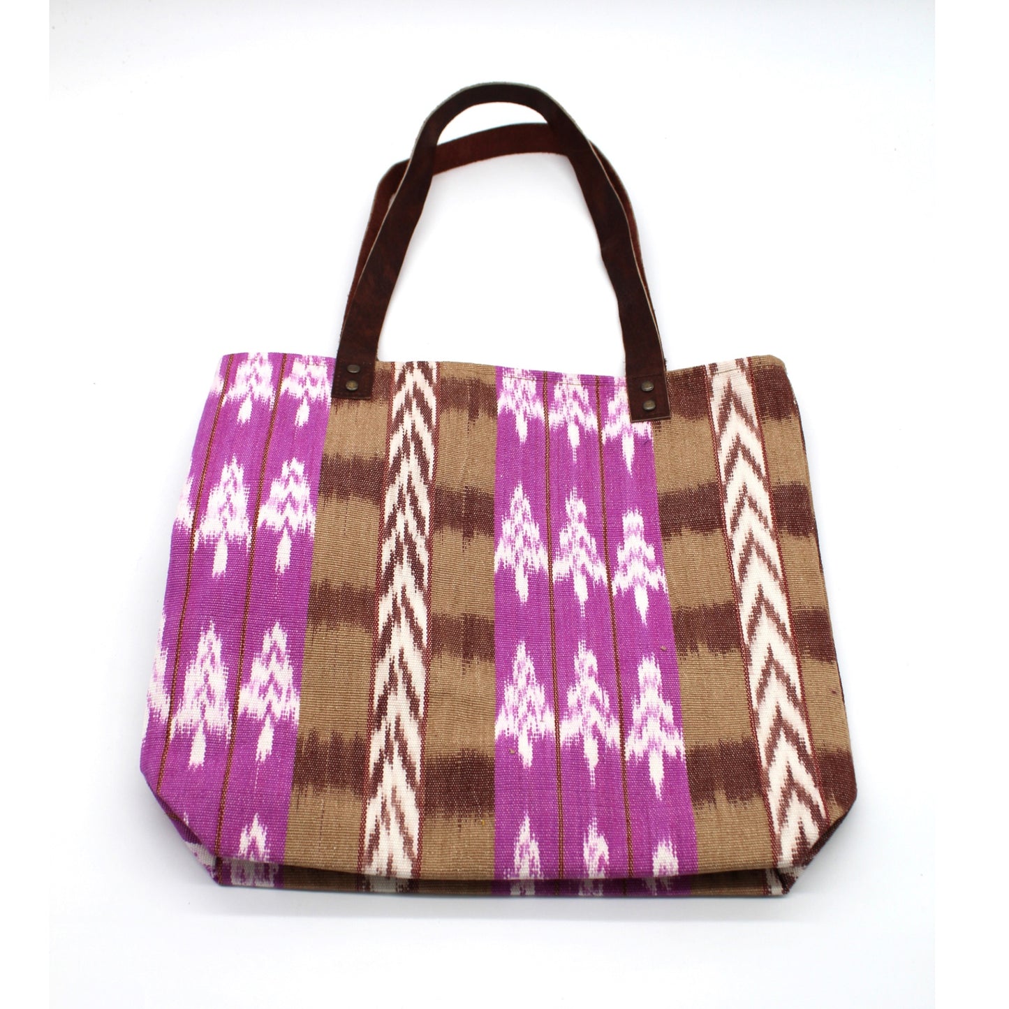 Tote VIOLET & BROWN IKAT