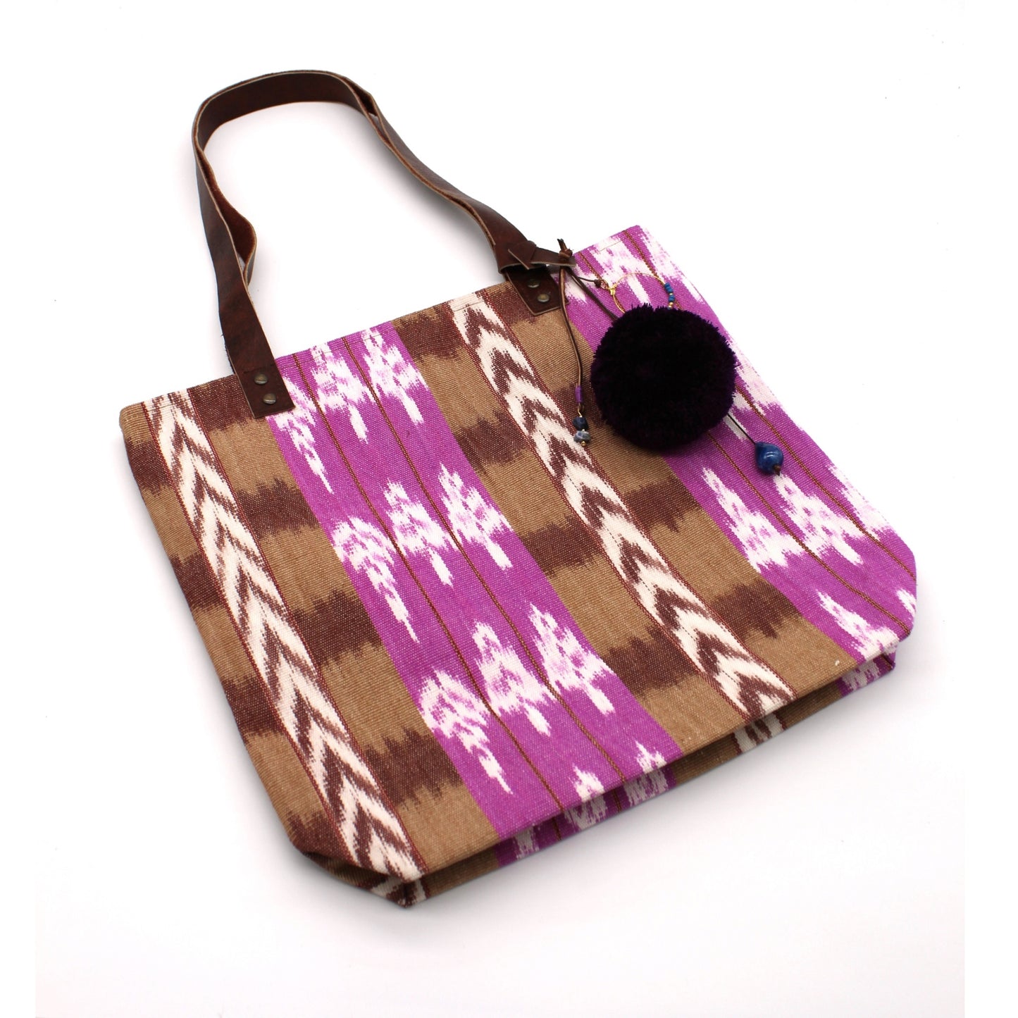 Tote VIOLET & BROWN IKAT