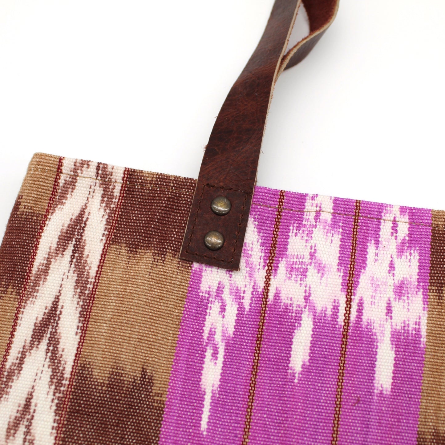 Tote VIOLET & BROWN IKAT