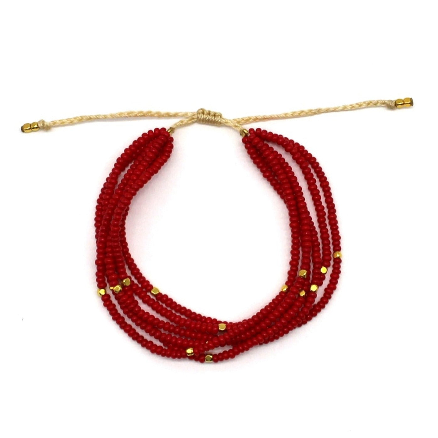 6 Stand Bracelet - Cardinal