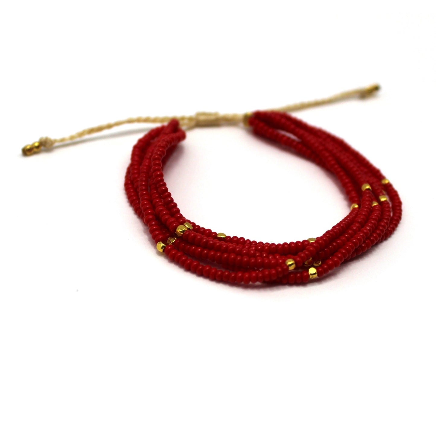 6 Stand Bracelet - Cardinal