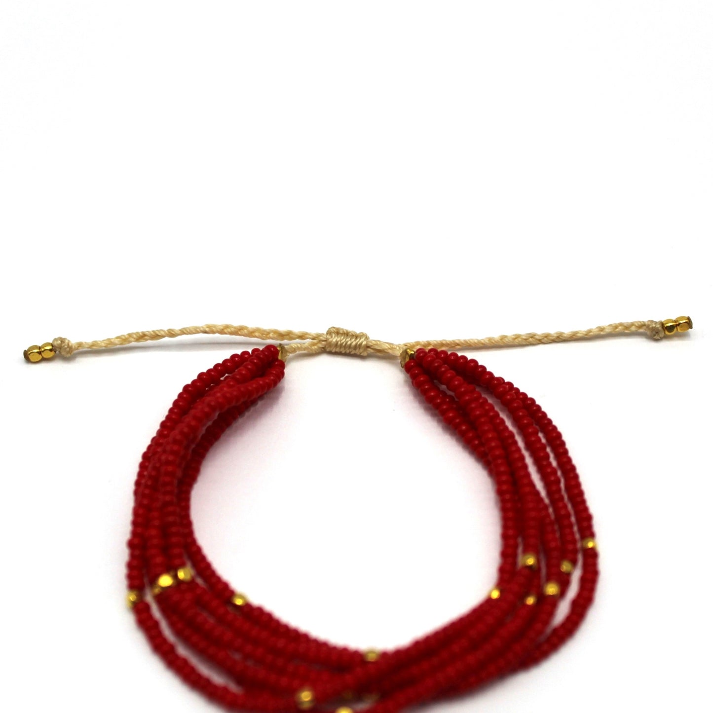 6 Stand Bracelet - Cardinal