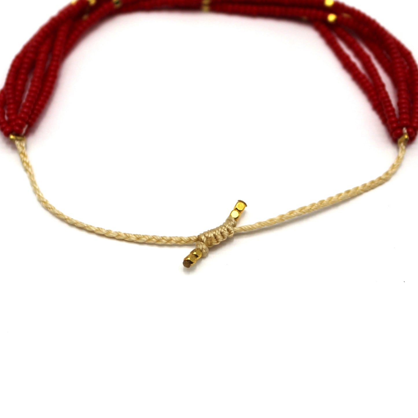 6 Stand Bracelet - Cardinal