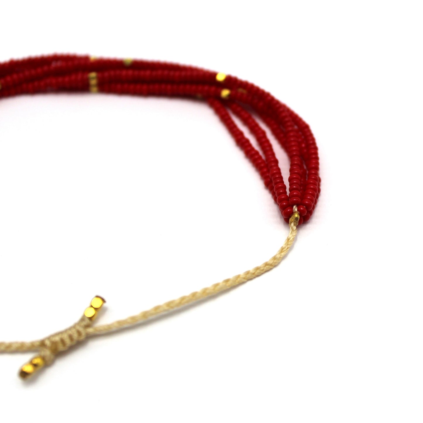 6 Stand Bracelet - Cardinal