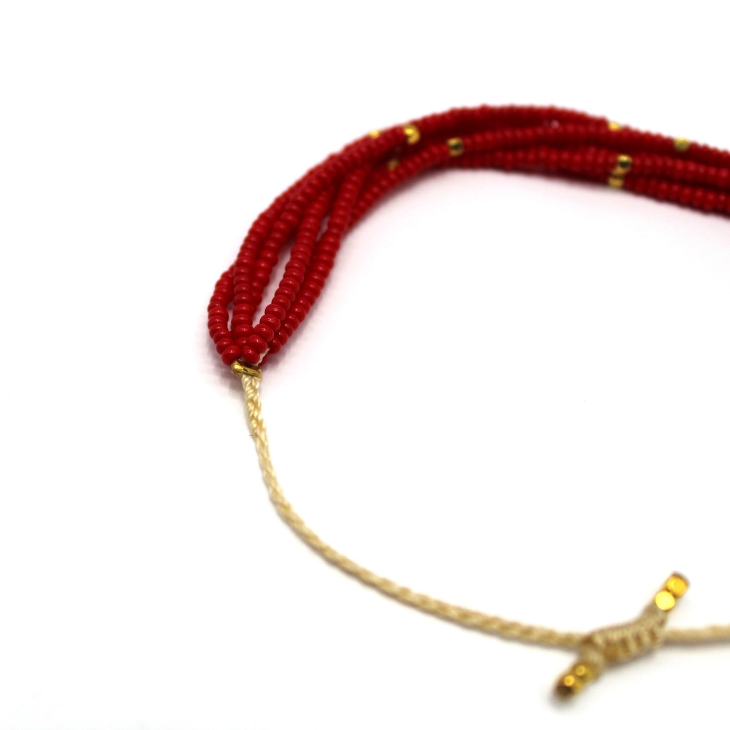 6 Stand Bracelet - Cardinal