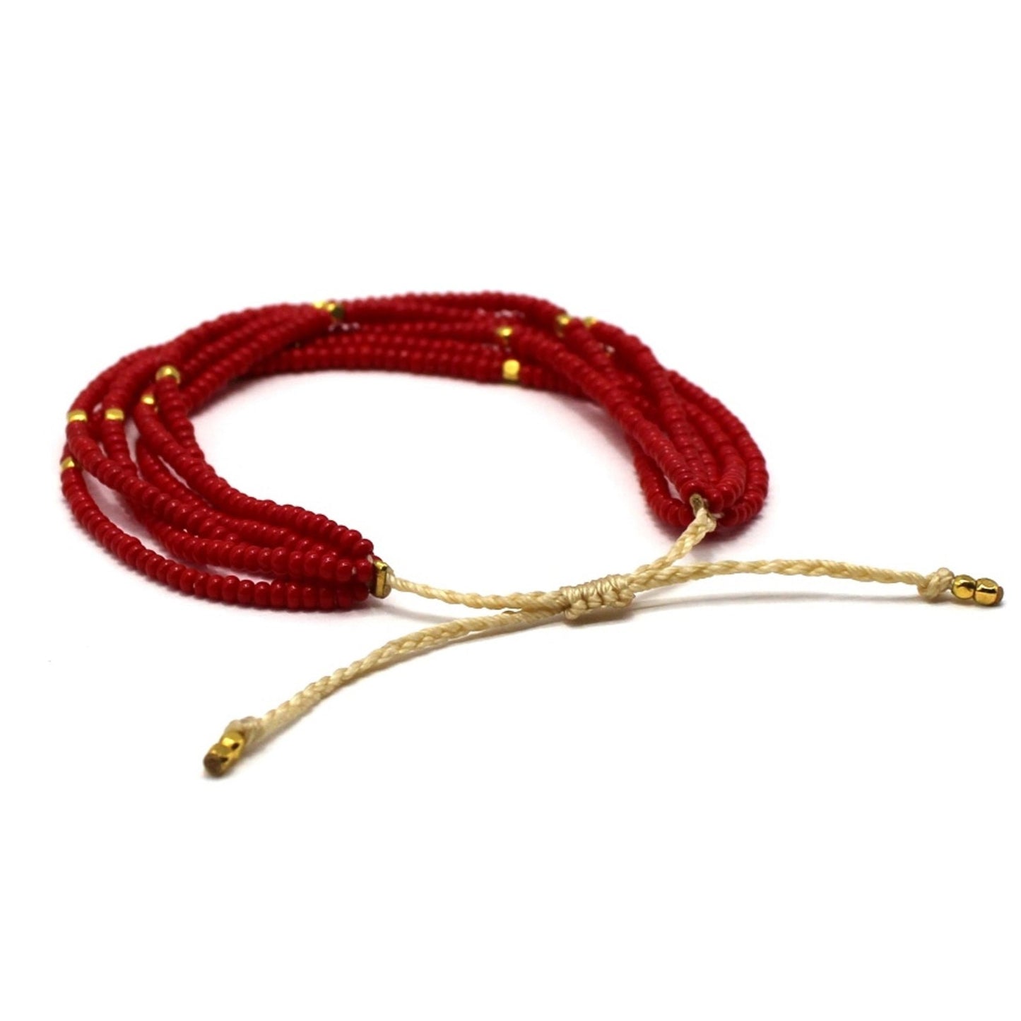 6 Stand Bracelet - Cardinal