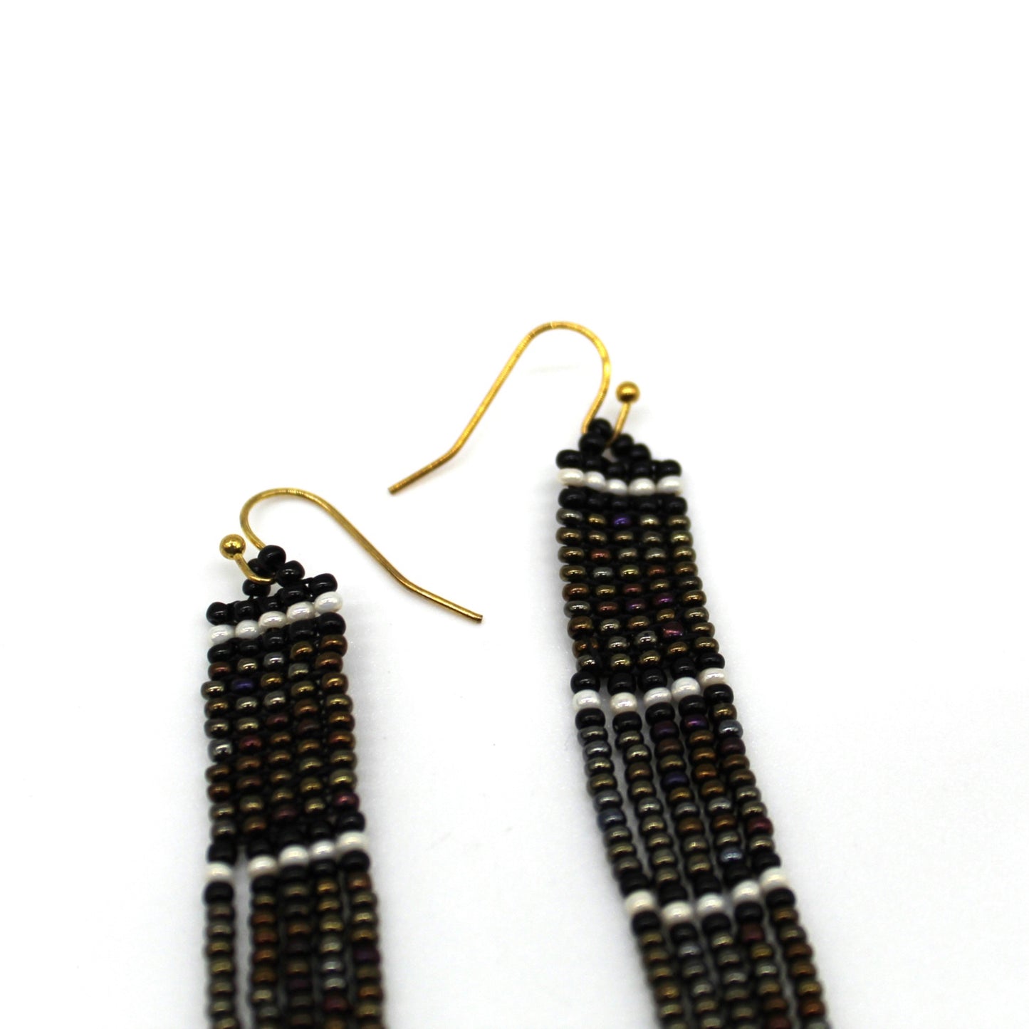 Parallel Line Earrings - Quetzal