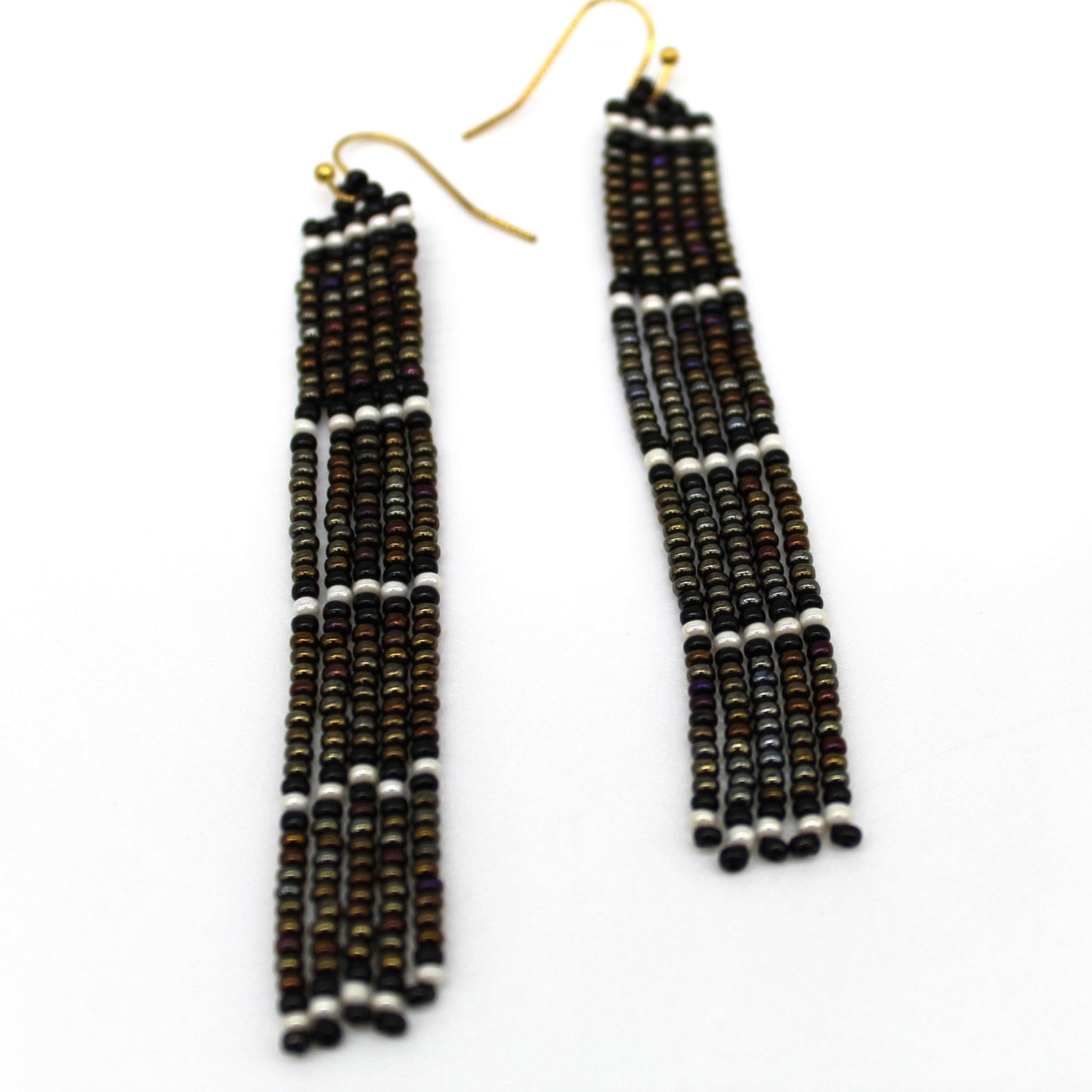 Parallel Line Earrings - Quetzal