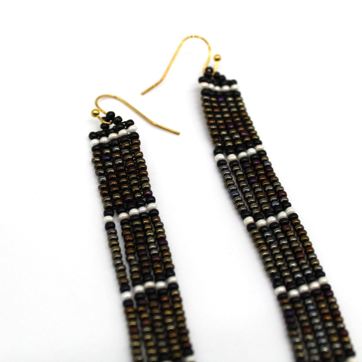 Parallel Line Earrings - Quetzal