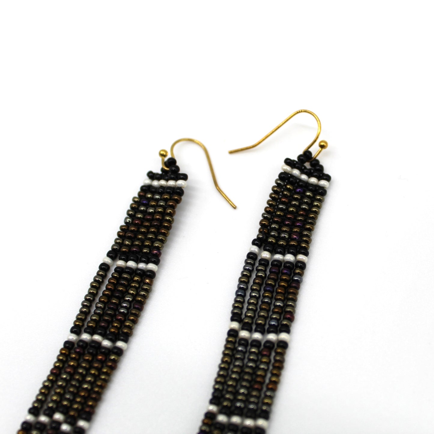 Parallel Line Earrings - Quetzal