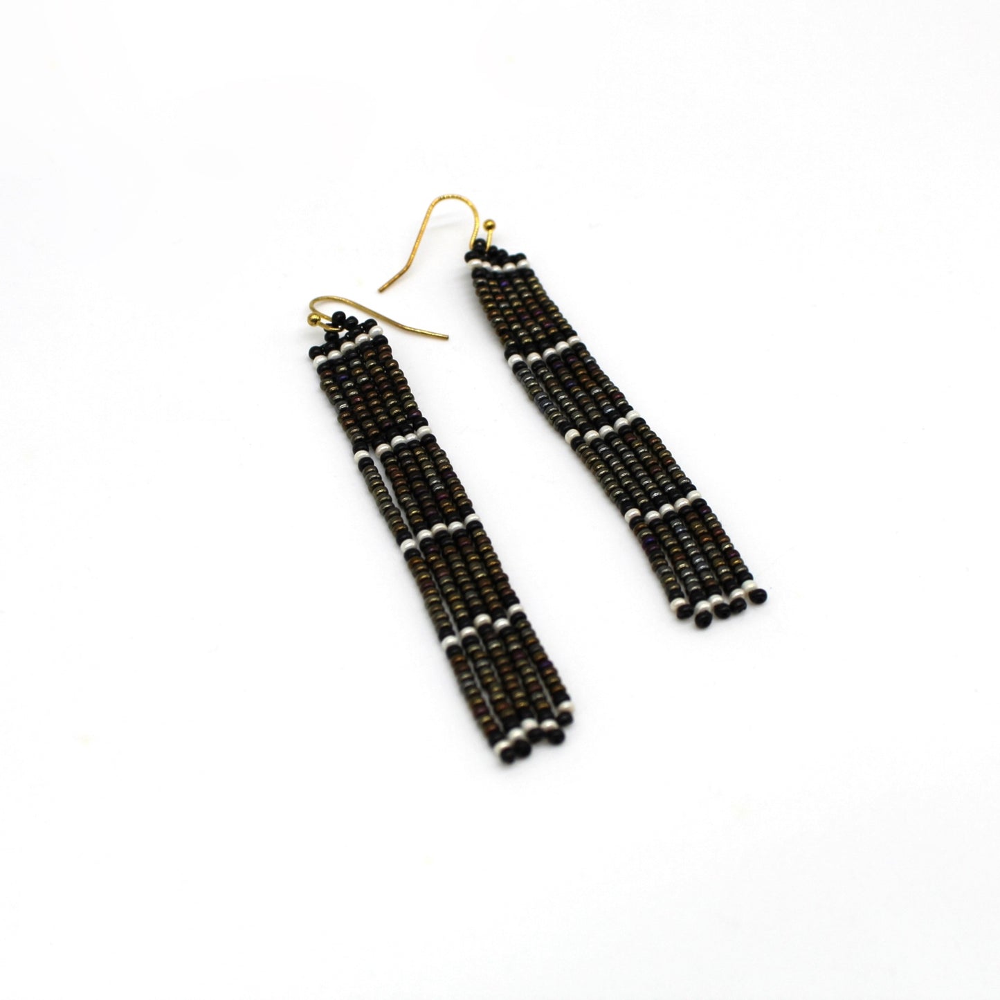 Parallel Line Earrings - Quetzal