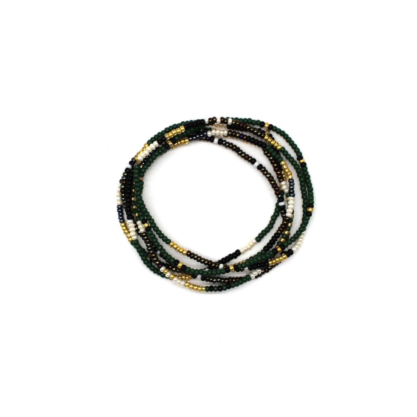 6 Strand Stretch Bracelet - Quetzal