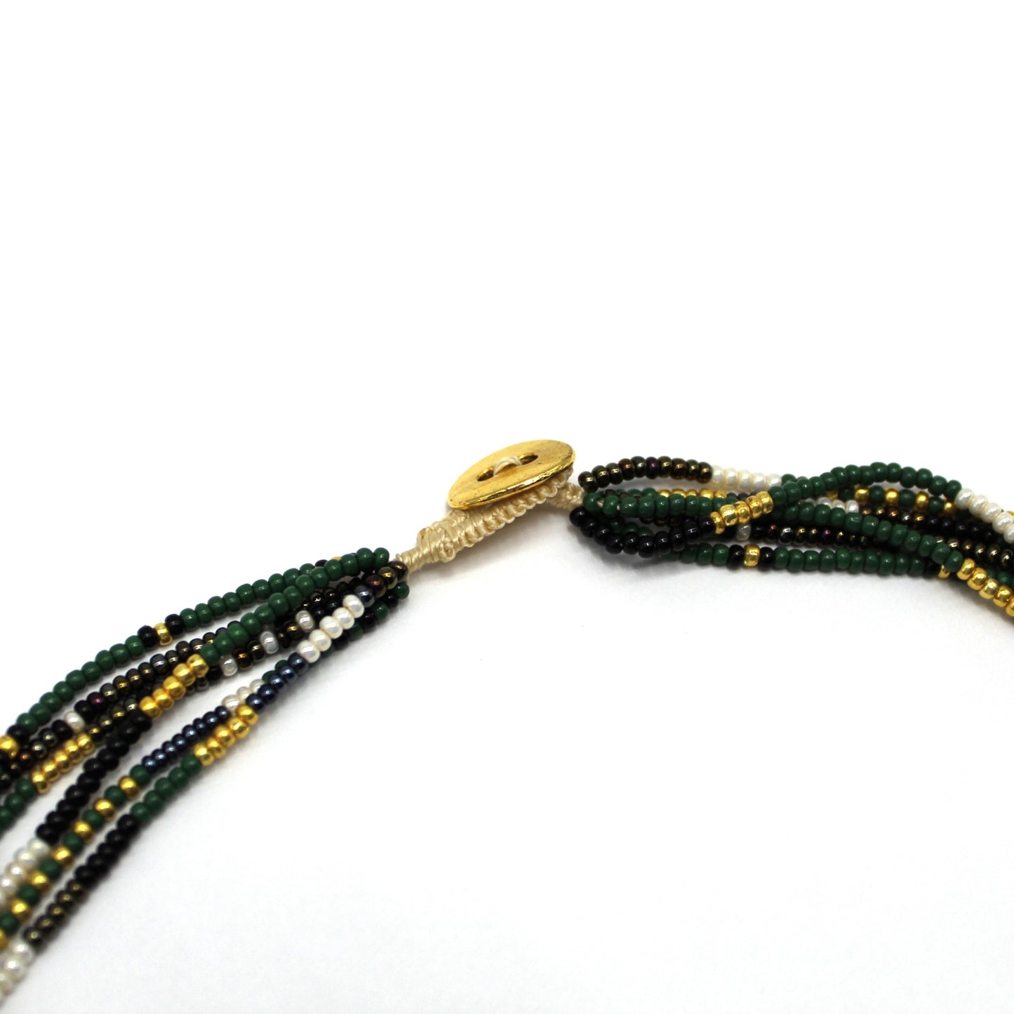 6 Strand Necklace - Quetzal