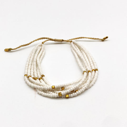 6 Strand Bracelet - Sandpiper