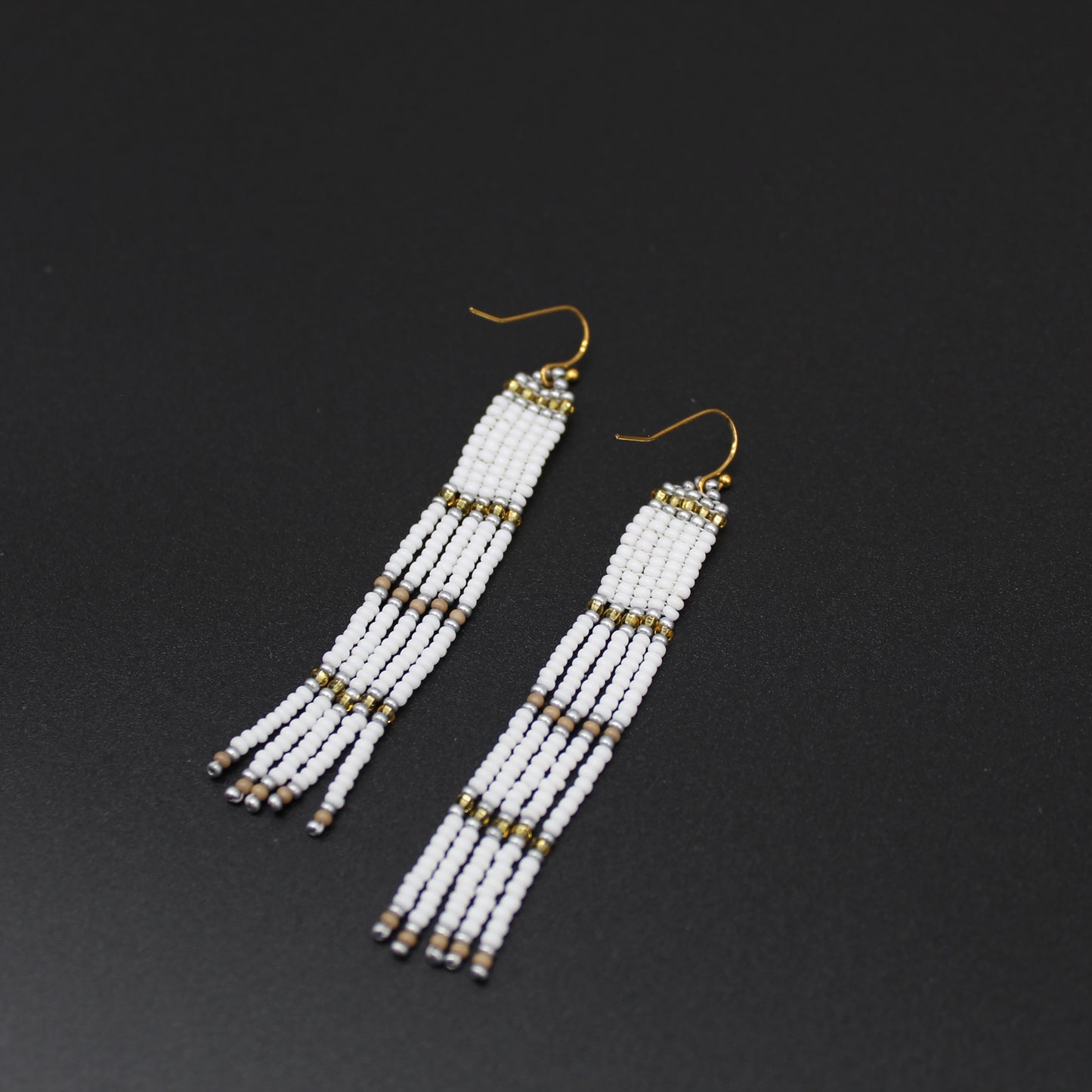 Parallel Line Earrings - Sandpiper