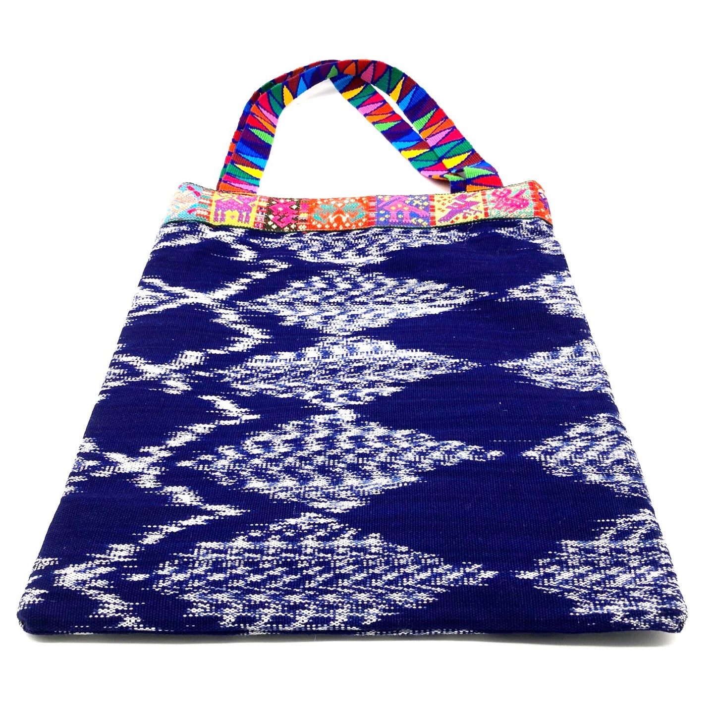 Tote Bag Blue Ikat