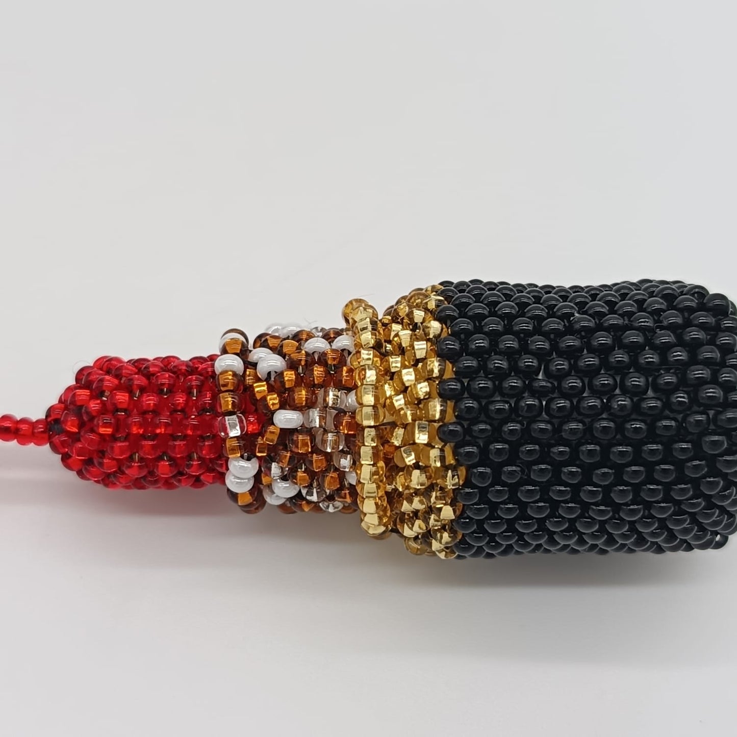 Bag charm - Beaded Lipstick