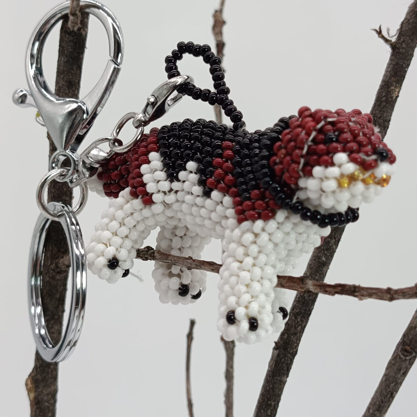 Bag charm - Beaded BERNESE
