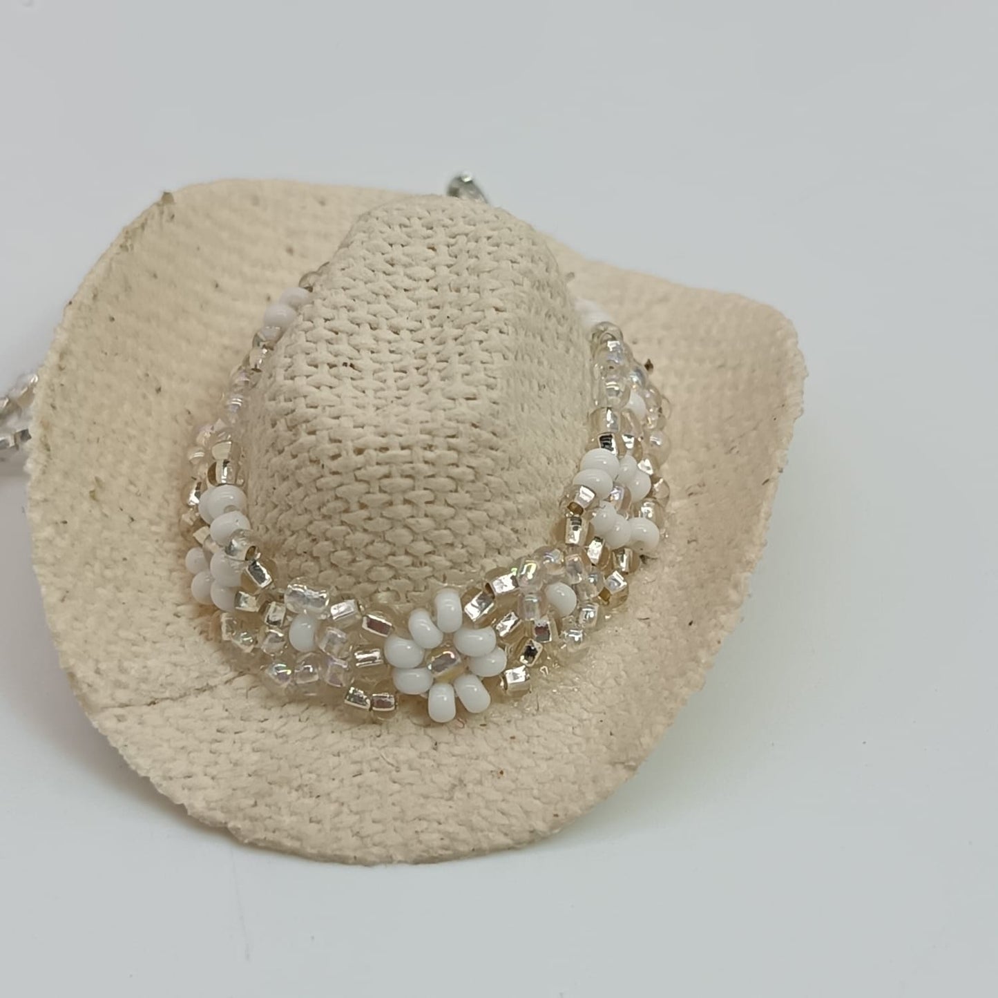 Bag charm - STRAW HAT