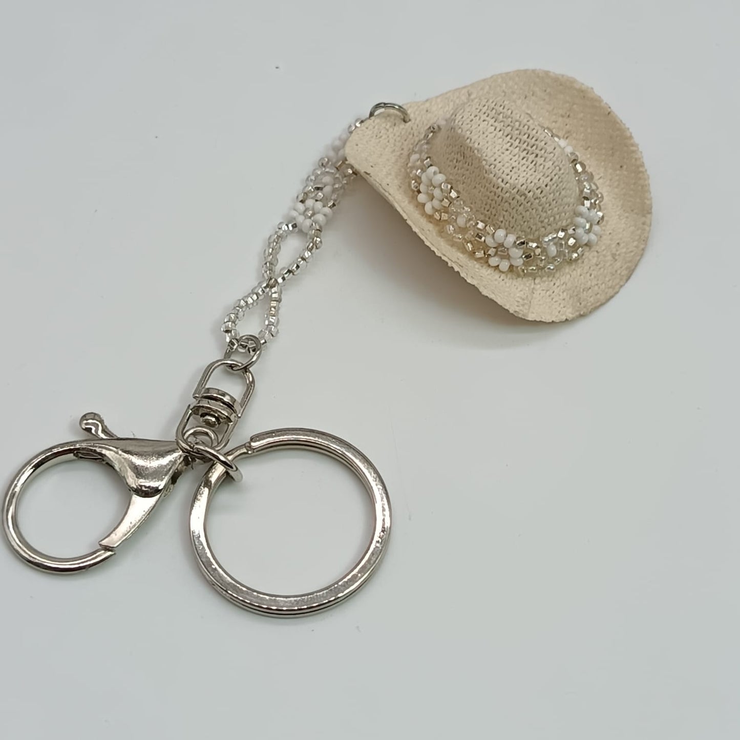 Bag charm - STRAW HAT