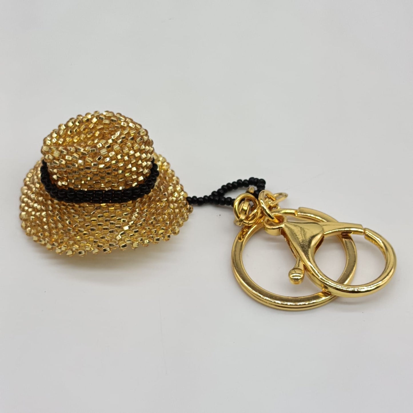 Bag charm - Beaded Hat