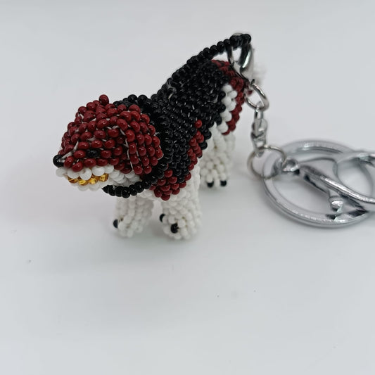 Bag charm - Beaded BERNESE