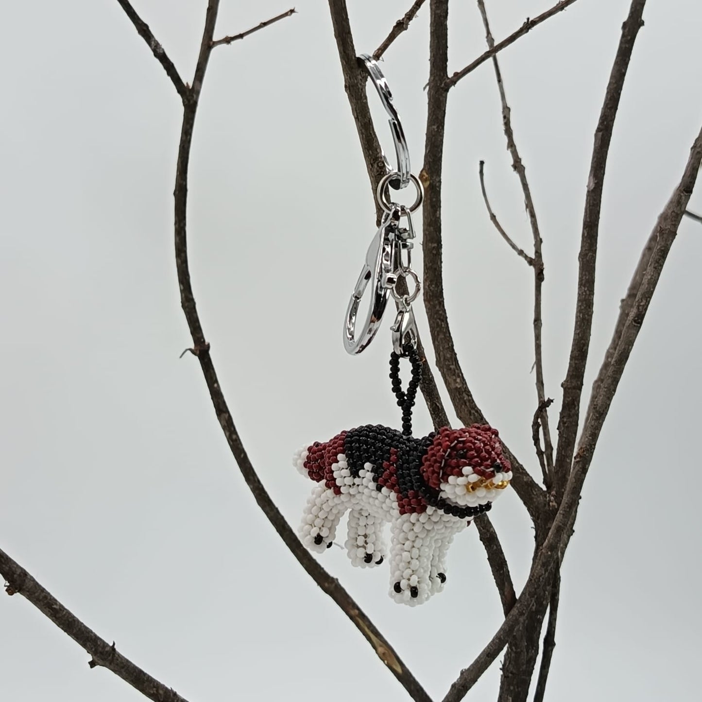 Bag charm - Beaded BERNESE